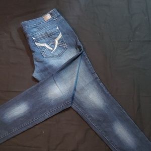 L.e.i. low rise skinny jeans